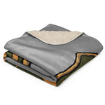 Load image into Gallery viewer, Sketchy Doodle Blanket, Sherpa, Grey
