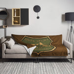 Load image into Gallery viewer, Sketchy Doodle Blanket, Throw, Brown
