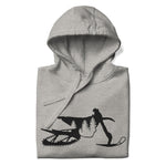 Load image into Gallery viewer, SnowBike Hoodie, Embroidered, Black
