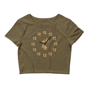 Twelve Oh Clock Shirt, Women, Cropped, PNWDS