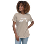 Load image into Gallery viewer, SnowBike Shirt, Women, Relaxed, White
