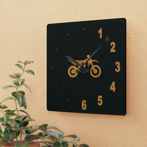 Six Speed Clock, TreeBike, Black