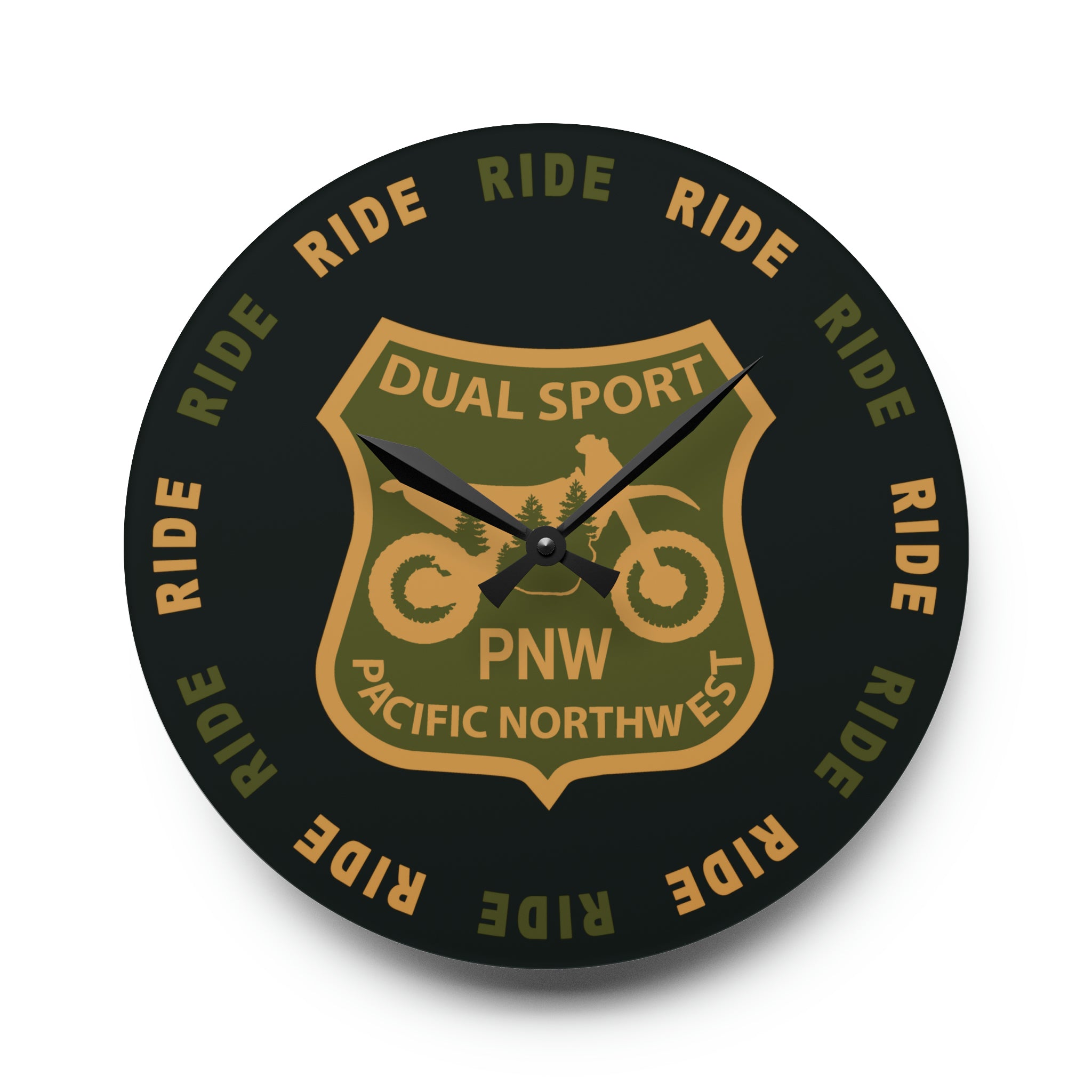 Ride Clock, PNWDS, Black