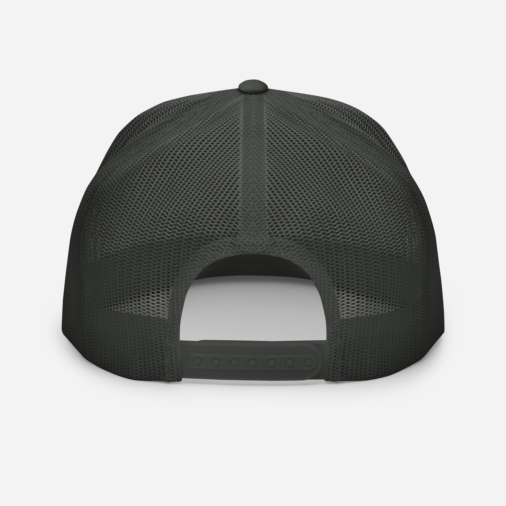 TreeBike Hat, Flat Bill, Mesh, White