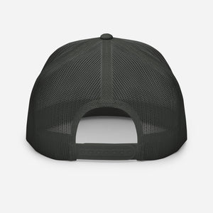 TreeBike Hat, Flat Bill, Mesh, White