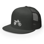 Load image into Gallery viewer, TreeBike Hat, Flat Bill, Mesh, White
