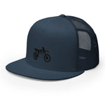 Load image into Gallery viewer, TreeBike Hat, Flat Bill, Mesh, Black
