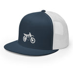 Load image into Gallery viewer, TreeBike Hat, Flat Bill, Mesh, White
