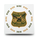 Load image into Gallery viewer, Ride Clock, PNWDS, White
