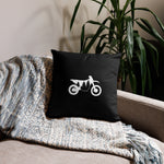 Load image into Gallery viewer, TreeBike Pillow, Black
