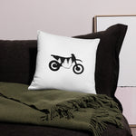 Load image into Gallery viewer, TreeBike Pillow, White

