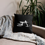 Load image into Gallery viewer, SnowBike Pillow, Black
