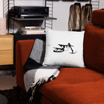 Load image into Gallery viewer, SnowBike Pillow, White
