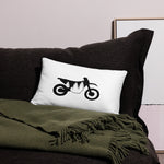 Load image into Gallery viewer, TreeBike Pillow, White
