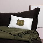 Load image into Gallery viewer, Sketchy Doodle Pillow, White
