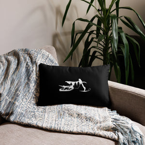 SnowBike Pillow, Black