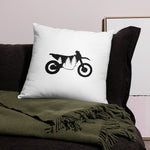 Load image into Gallery viewer, TreeBike Pillow, White
