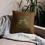Load image into Gallery viewer, Sketchy Doodle Pillow, Brown
