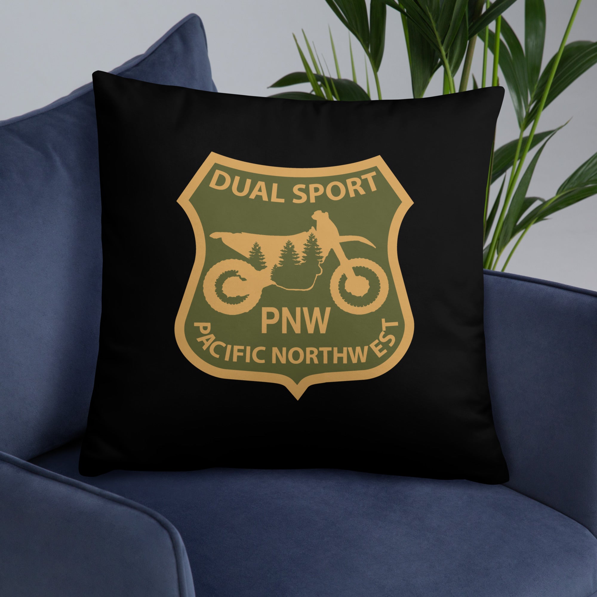PNWDS Pillow, Black
