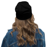 Load image into Gallery viewer, Sketchy Doodle Beanie, Black
