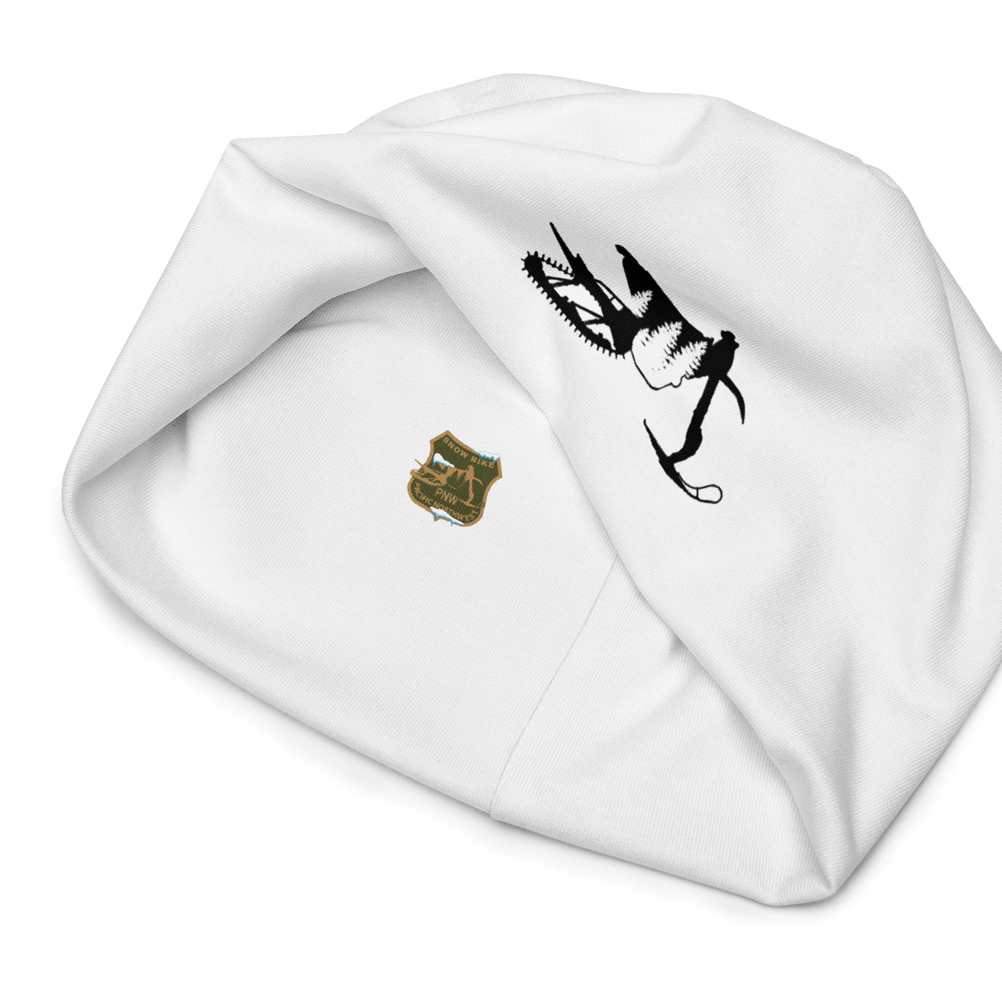 SnowBike Beanie, White