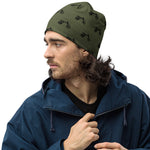 Load image into Gallery viewer, TreeBike AOP Beanie, Classic, Moss
