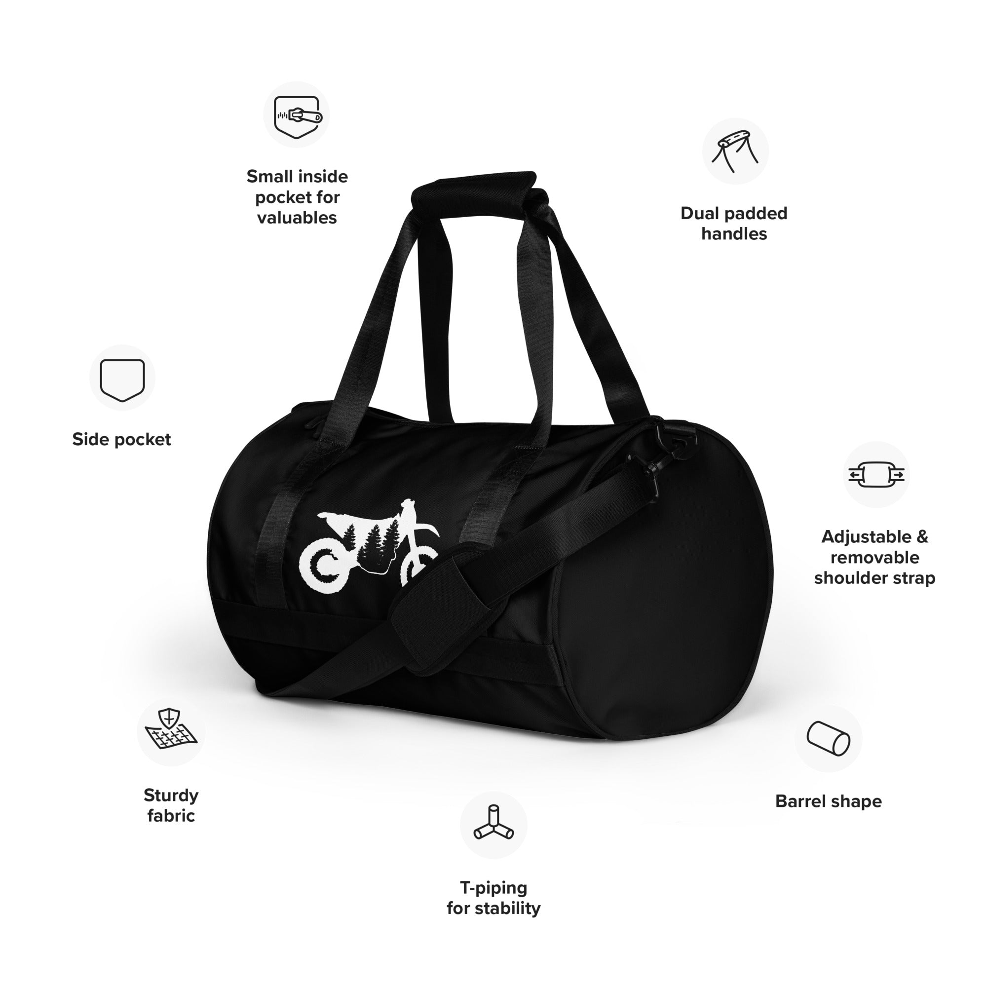 TreeBike Bag, Gym, Black