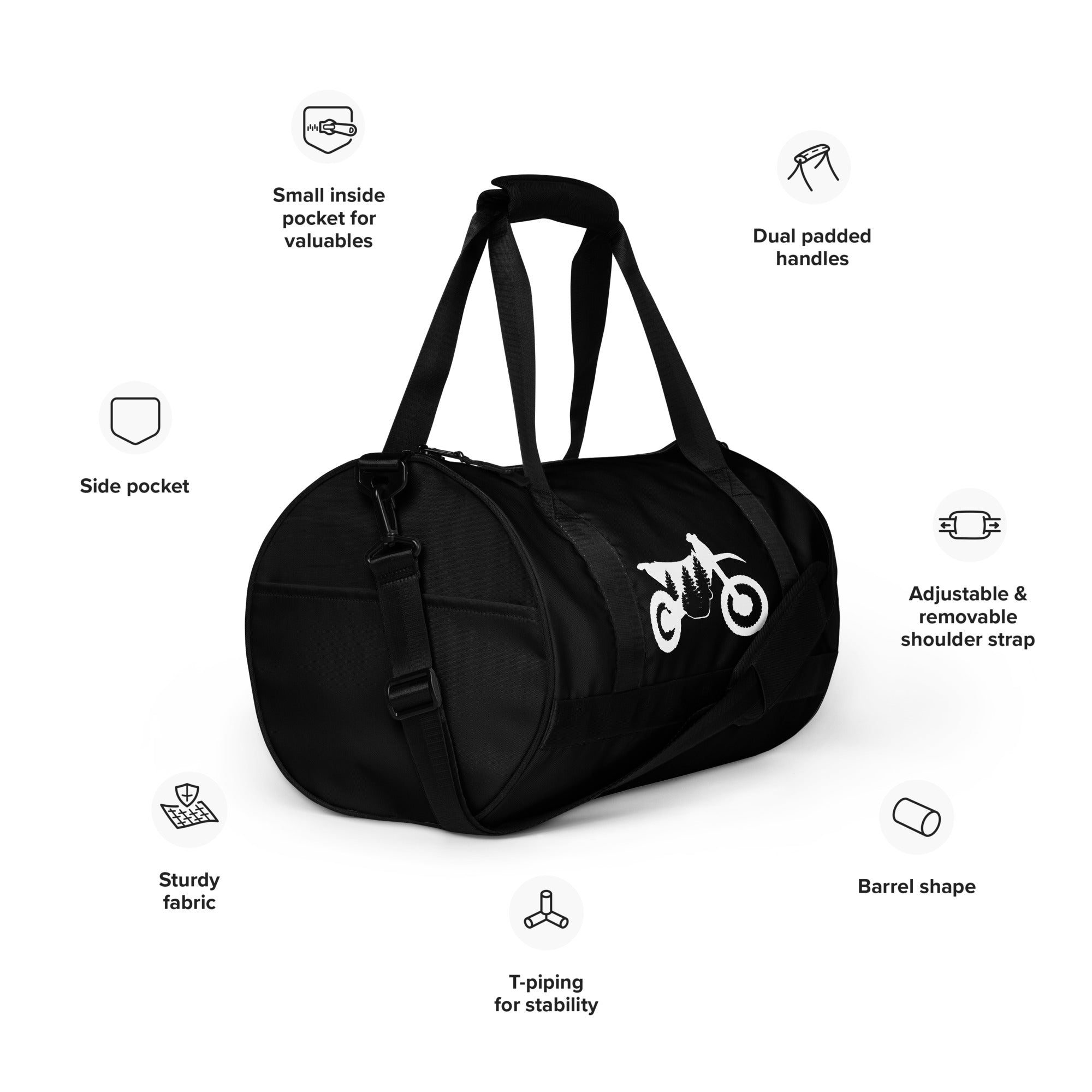 TreeBike Bag, Gym, Black