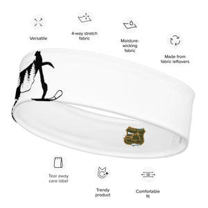 SnowBike Headband, White