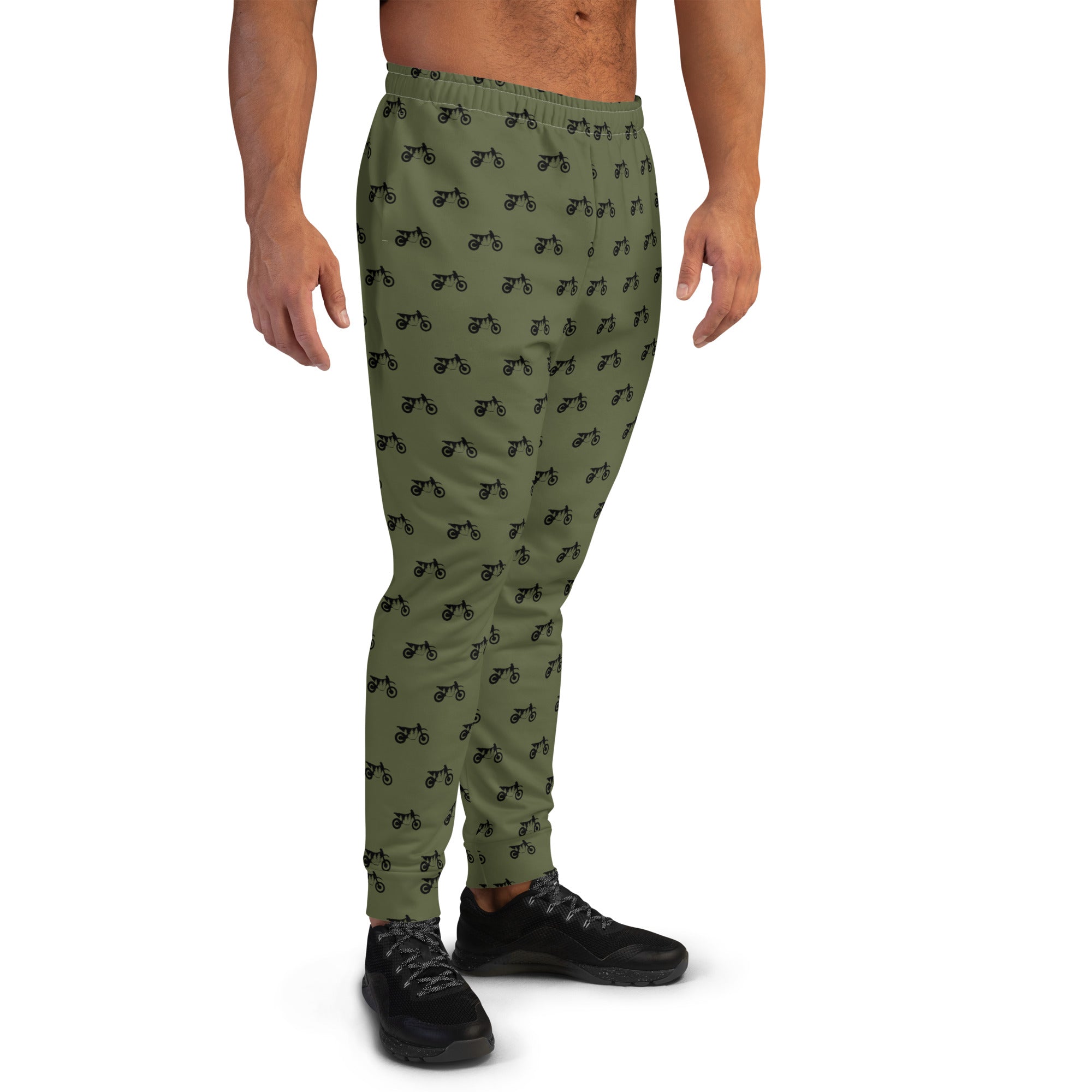 TreeBike AOP Joggers, Men, Moss