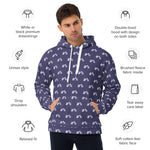 Load image into Gallery viewer, TreeBike AOP Hoodie, Lupine
