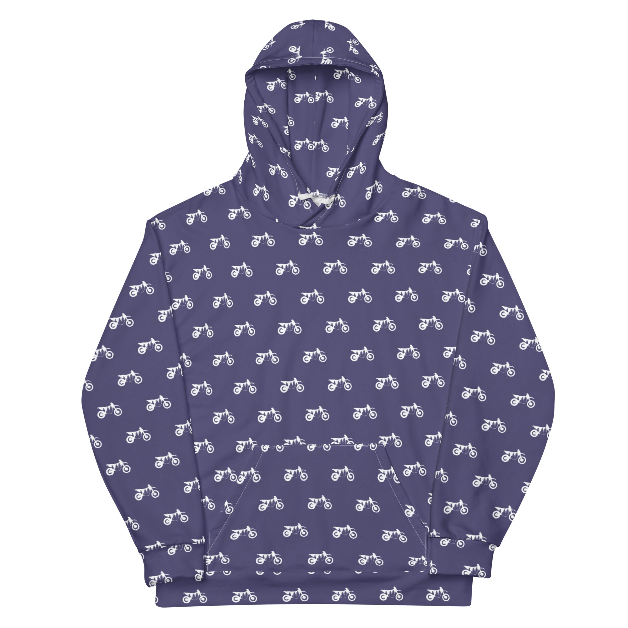 TreeBike AOP Hoodie, Lupine