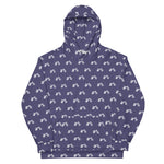 Load image into Gallery viewer, TreeBike AOP Hoodie, Lupine
