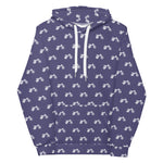 Load image into Gallery viewer, TreeBike AOP Hoodie, Lupine
