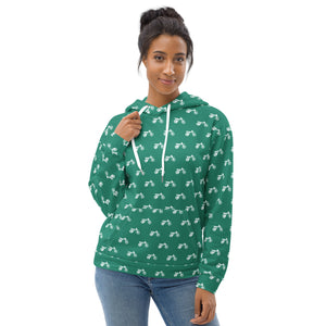 TreeBike AOP Hoodie, Mile Marker