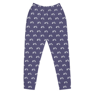 TreeBike AOP Joggers, Women, Lupine