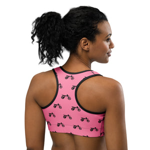 TreeBike AOP Base Layer, Bra, Pink