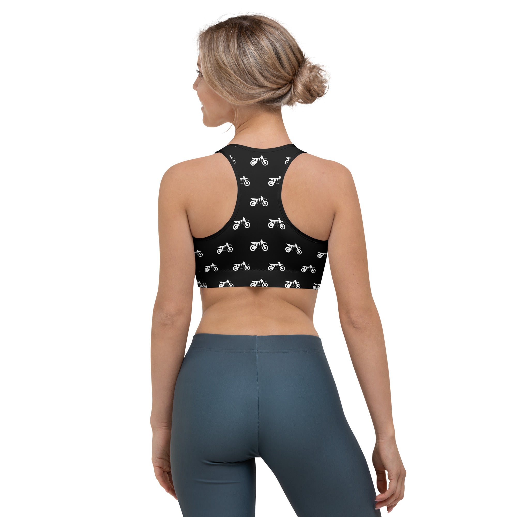 TreeBike AOP Base Layer, Bra, Oil