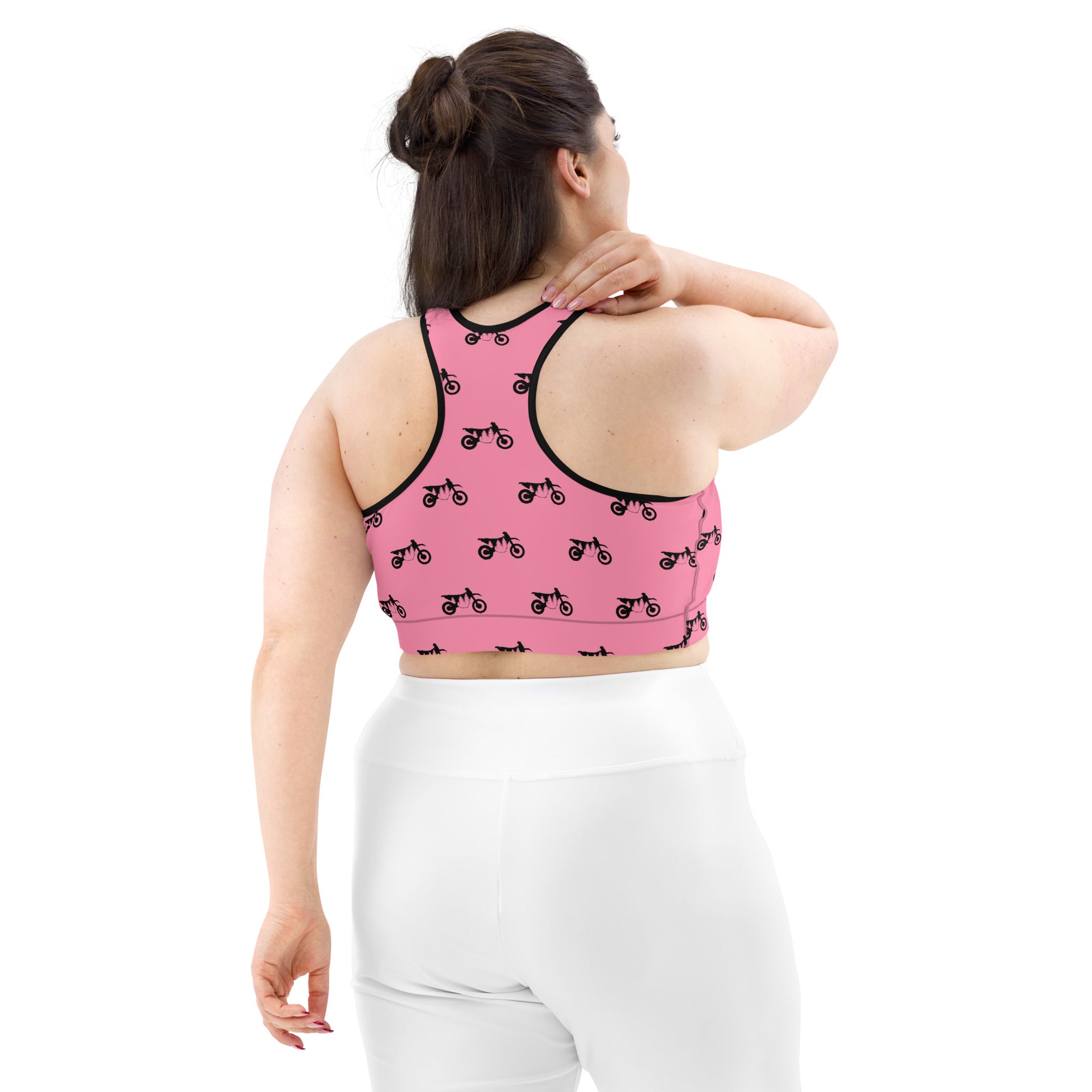 TreeBike AOP Base Layer, Bra, Pink