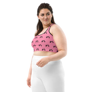 TreeBike AOP Base Layer, Bra, Pink