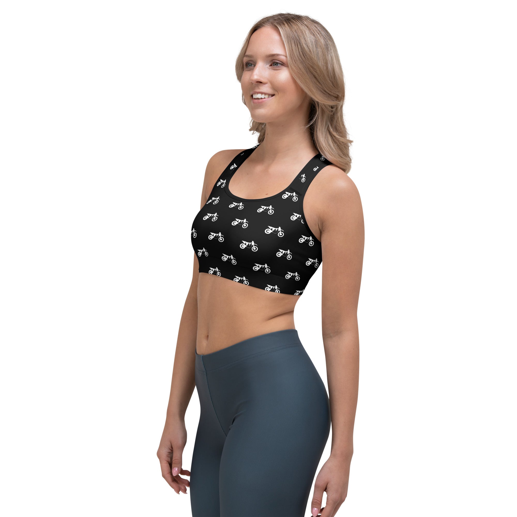 TreeBike AOP Base Layer, Bra, Oil