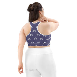 TreeBike AOP Base Layer, Bra, Lupine