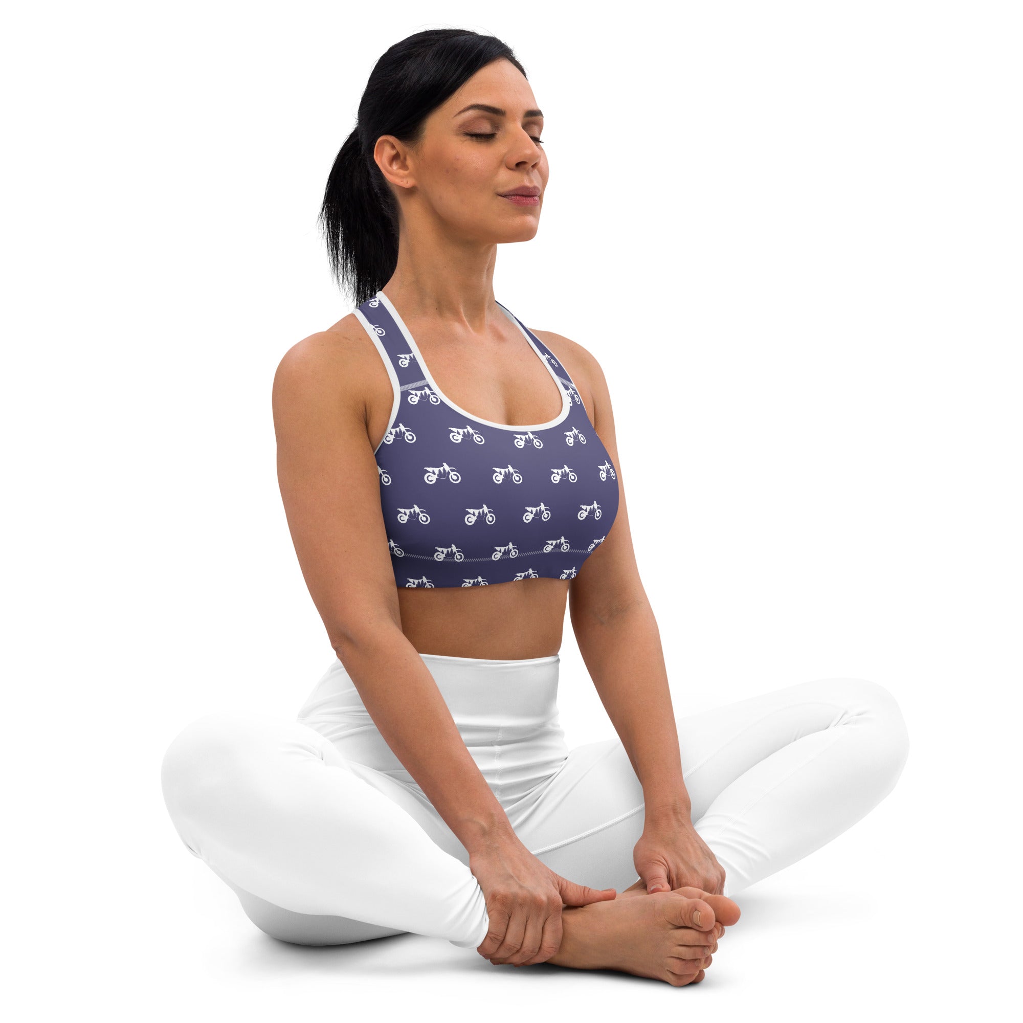 TreeBike AOP Base Layer, Bra, Lupine