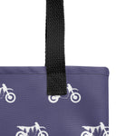 Load image into Gallery viewer, TreeBike AOP Bag, Tote, Lupine
