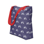 Load image into Gallery viewer, TreeBike AOP Bag, Tote, Lupine
