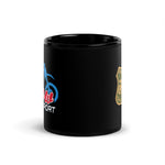 Load image into Gallery viewer, Beer Logo A Mug, Ceramic, Black
