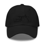 Load image into Gallery viewer, SnowBike Hat, Dad, Classic, Black
