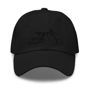 SnowBike Hat, Dad, Classic, Black