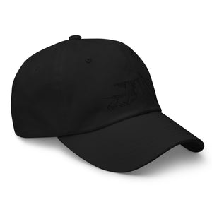 SnowBike Hat, Dad, Classic, Black