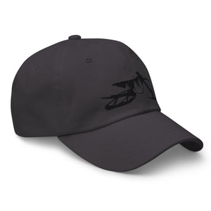 SnowBike Hat, Dad, Classic, Black